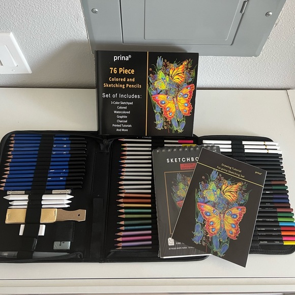 PRINA 76 Pack Drawing Set Sketching Kit - Picture 3 of 5